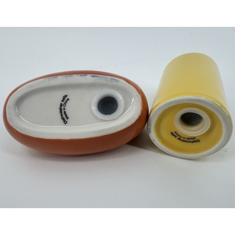 Hot Dog And Mustard Salt And Pepper Shakers Football Game Day Party Decor - Picture 3 of 4